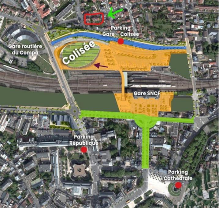Studio 2 Chartres Gare Et Colisee A 100 M Exterior foto